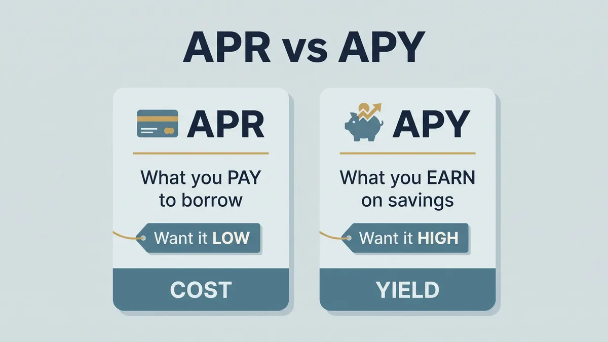 Chart showing the same APR produces a higher APY as compounding frequency increases