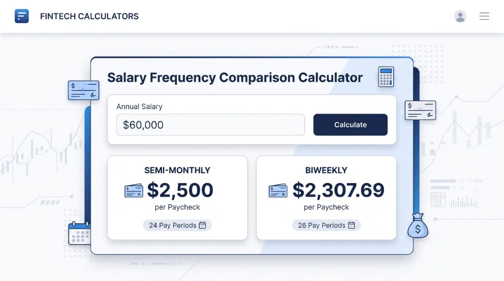 Salary Frequency Comparison Card